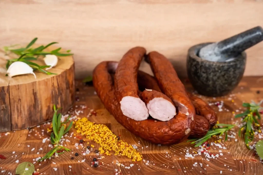 Pork loin sausage