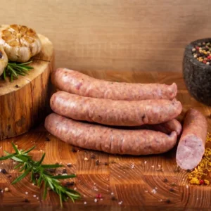 Traditional sausage from home pig slaughter