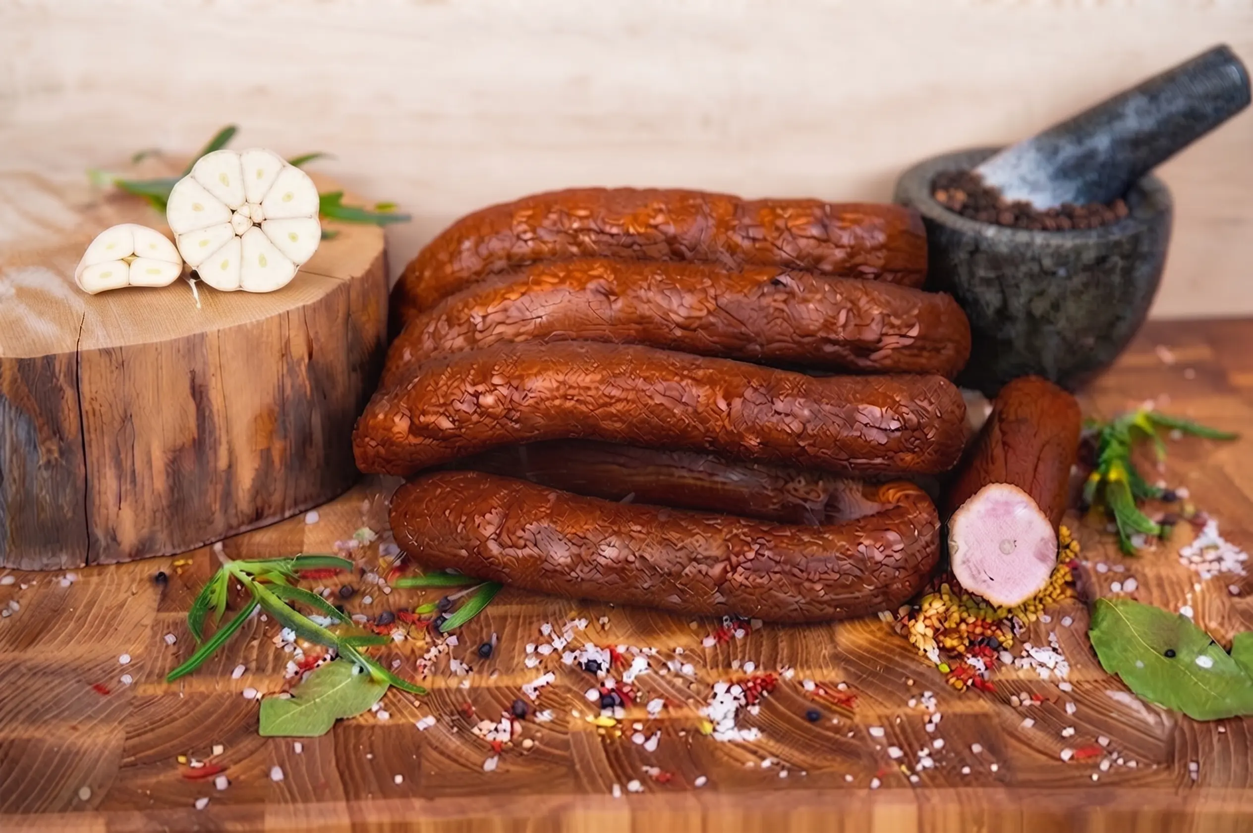 Traditional farmhouse sausage